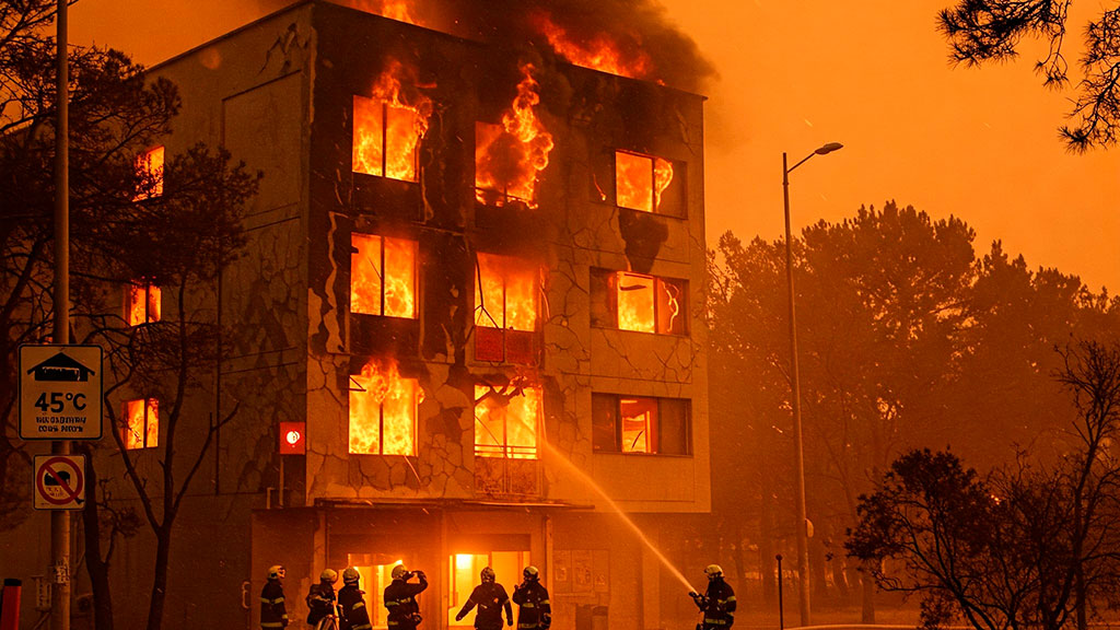 cambio climático a la normativa de incendios en edificios