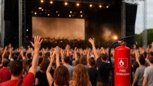 Protección contra incendios en eventos multitudinarios