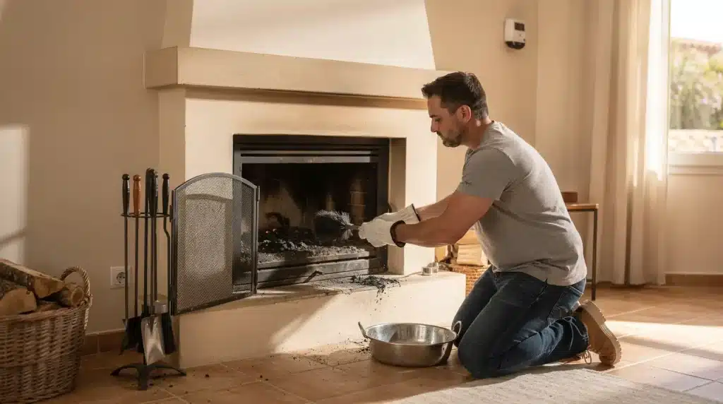 Una chimenea en buen estado reduce el riesgo de incendio dentro del hogar. La limpieza